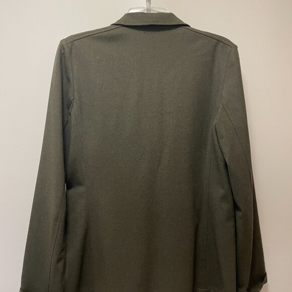 Theory Women's Jacket olive‎ green excellent condition size L - Picture 4 of 5